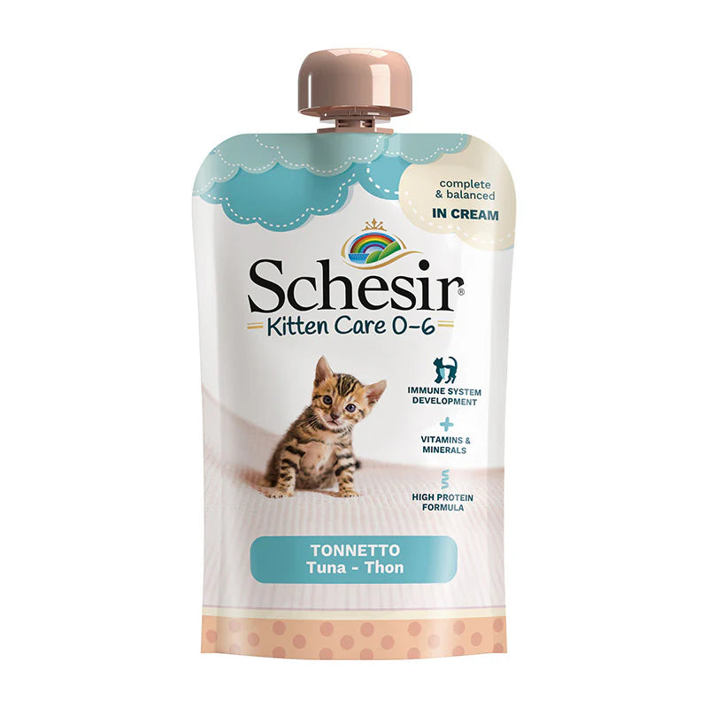 Schesir Kitten Cream Pouches 150g - Tuna