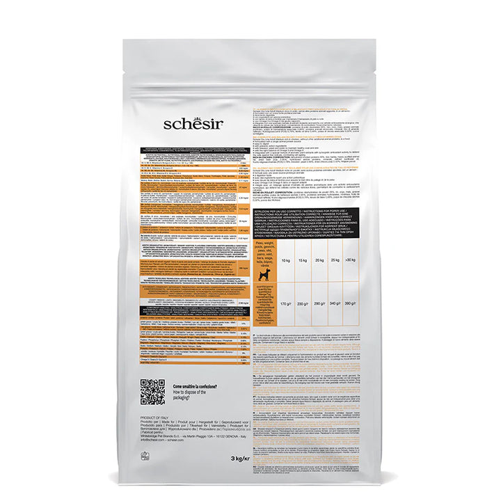 Schesir Dog Medium Chicken 12kg
