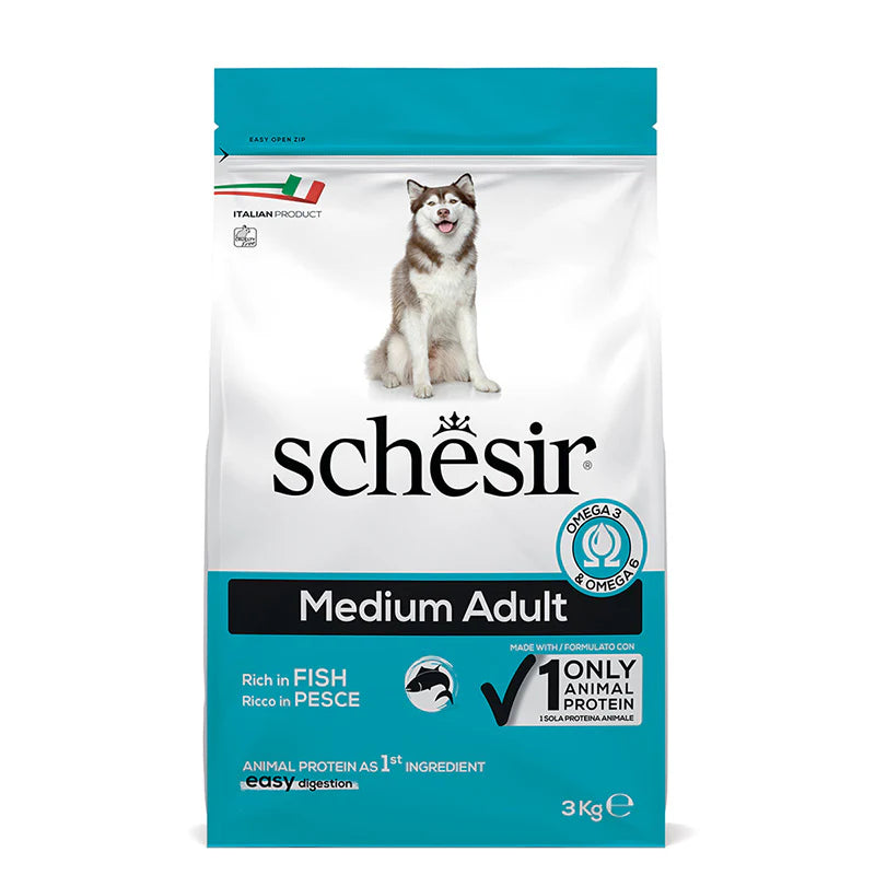 Schesir Dog Medium Fish 3kg