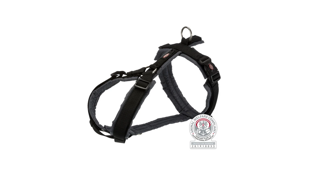 Premium trekking harness, black/graphite