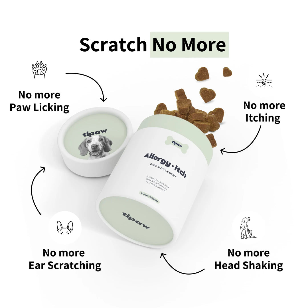 TIPAW Allergy & Itch Supplement for Dogs