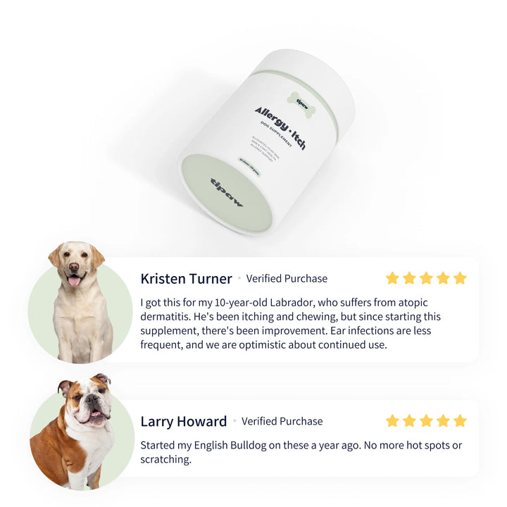 TIPAW Allergy & Itch Supplement for Dogs