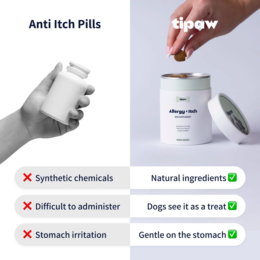 TIPAW Allergy & Itch Supplement for Dogs