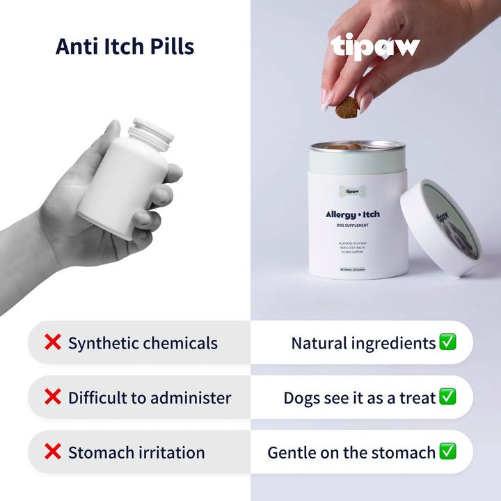 TIPAW Allergy & Itch Supplement for Dogs