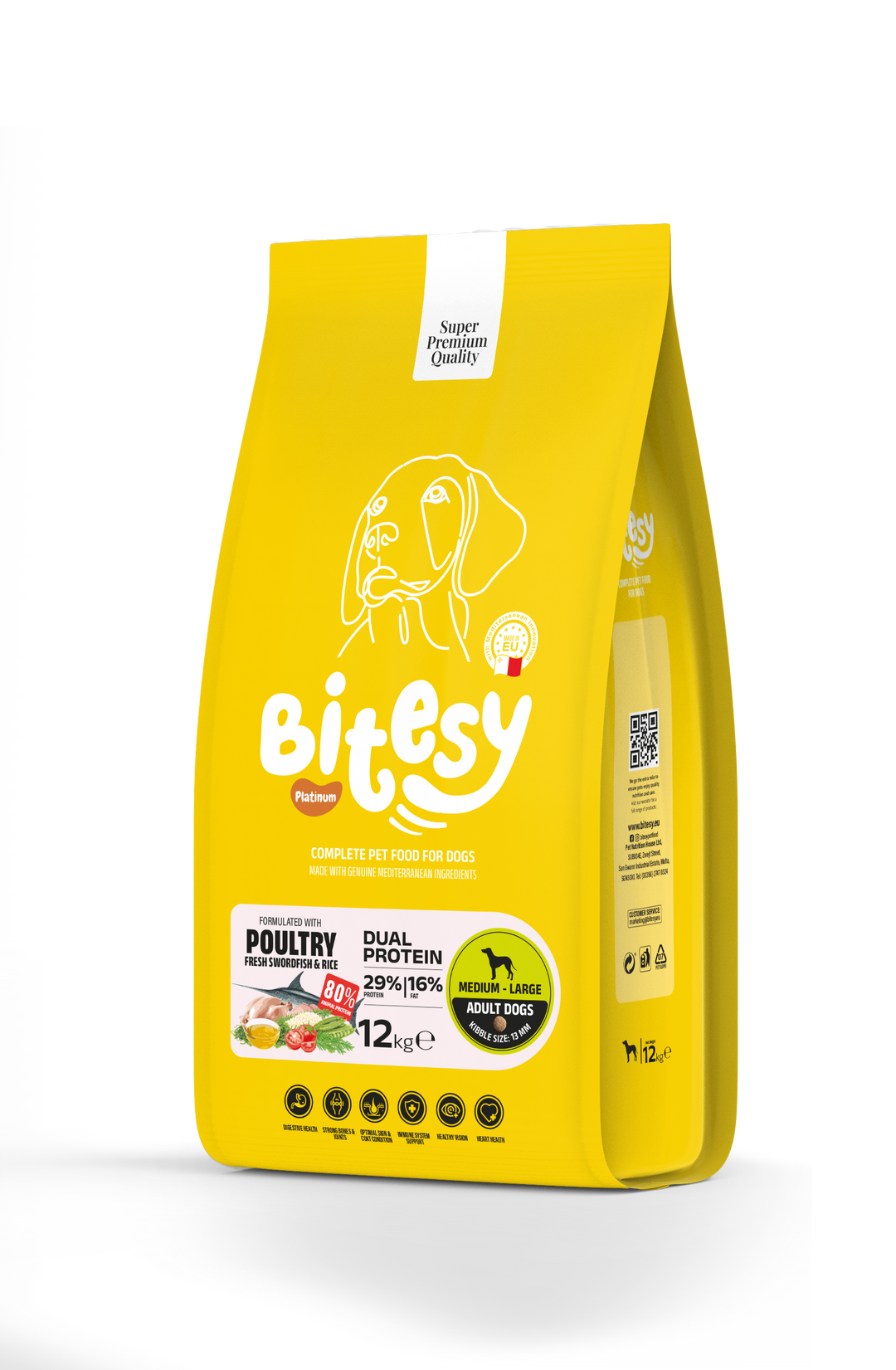 Bitesy Dog Dual Protein Poultry & Swordfish (Medium & Large Breeds)