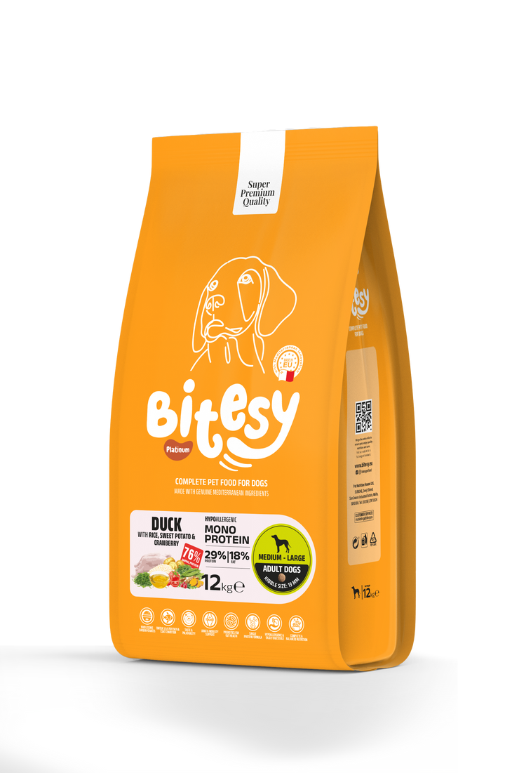 Bitesy Dog Mono Protein Duck & Sweet Potato (Medium & Large Breeds)