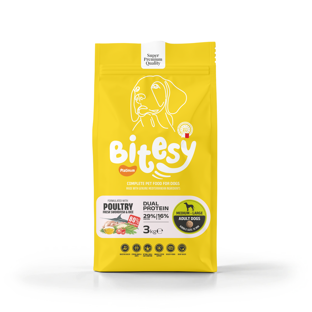 Bitesy Dog Dual Protein Poultry & Swordfish (Medium & Large Breeds)