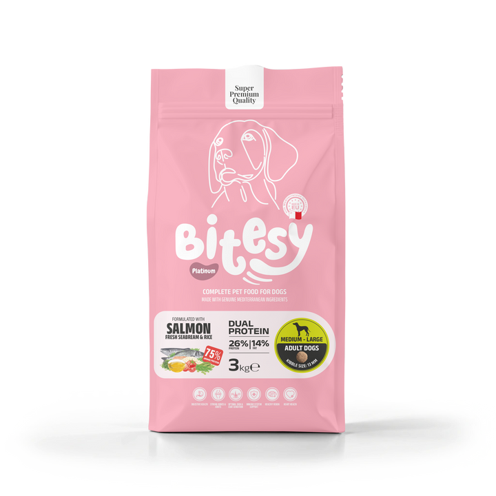 Bitesy Dog Dual Protein Salmon & Seabream (Medium & Large Breeds)