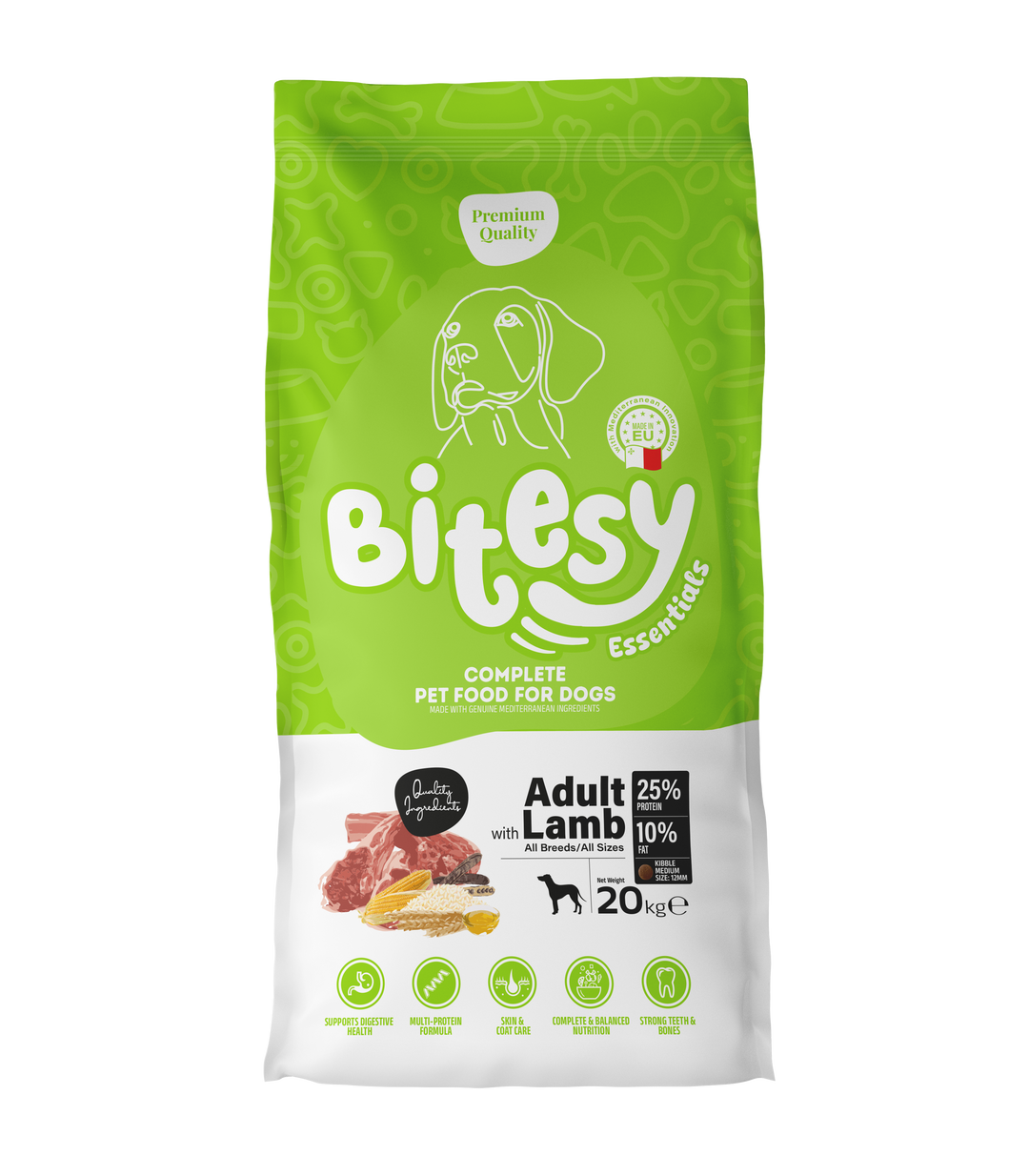 Bitesy Essentials dog 20kg - Lamb