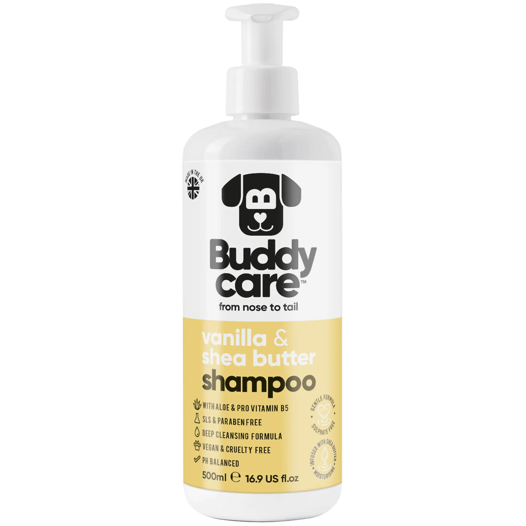 Buddy Care Vanilla &amp; Shea Butter Shampoo, 500ml
