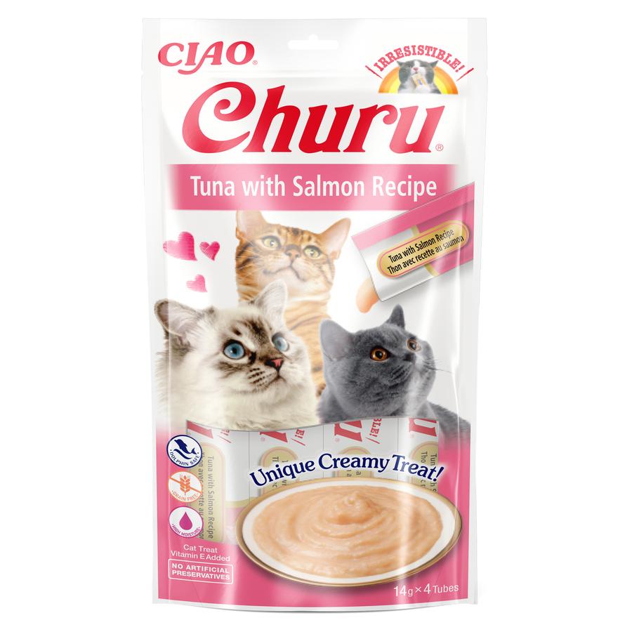Churu - Tuna & Salmon Recipe, 4 pc