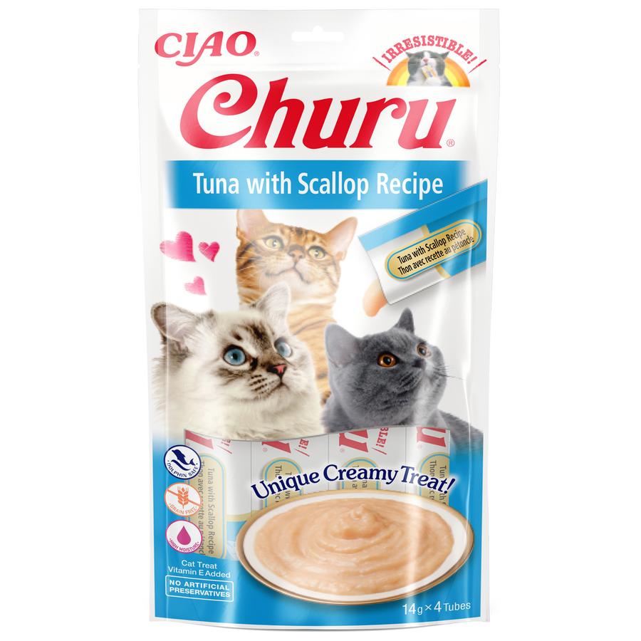 Churu - Tuna & Scallop Recipe, 4 pc