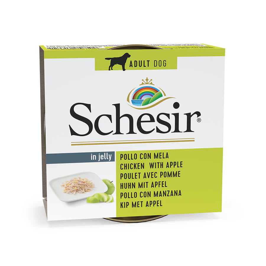 Schesir Dog tin 150g - Chicken &amp; Apple