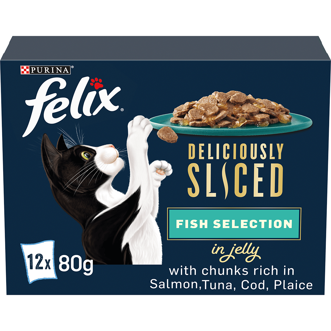 Felix Deliciously Sliced Fish selection, 12 pack