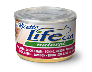 Lifecat Tuna & Beef/Ham, 150g