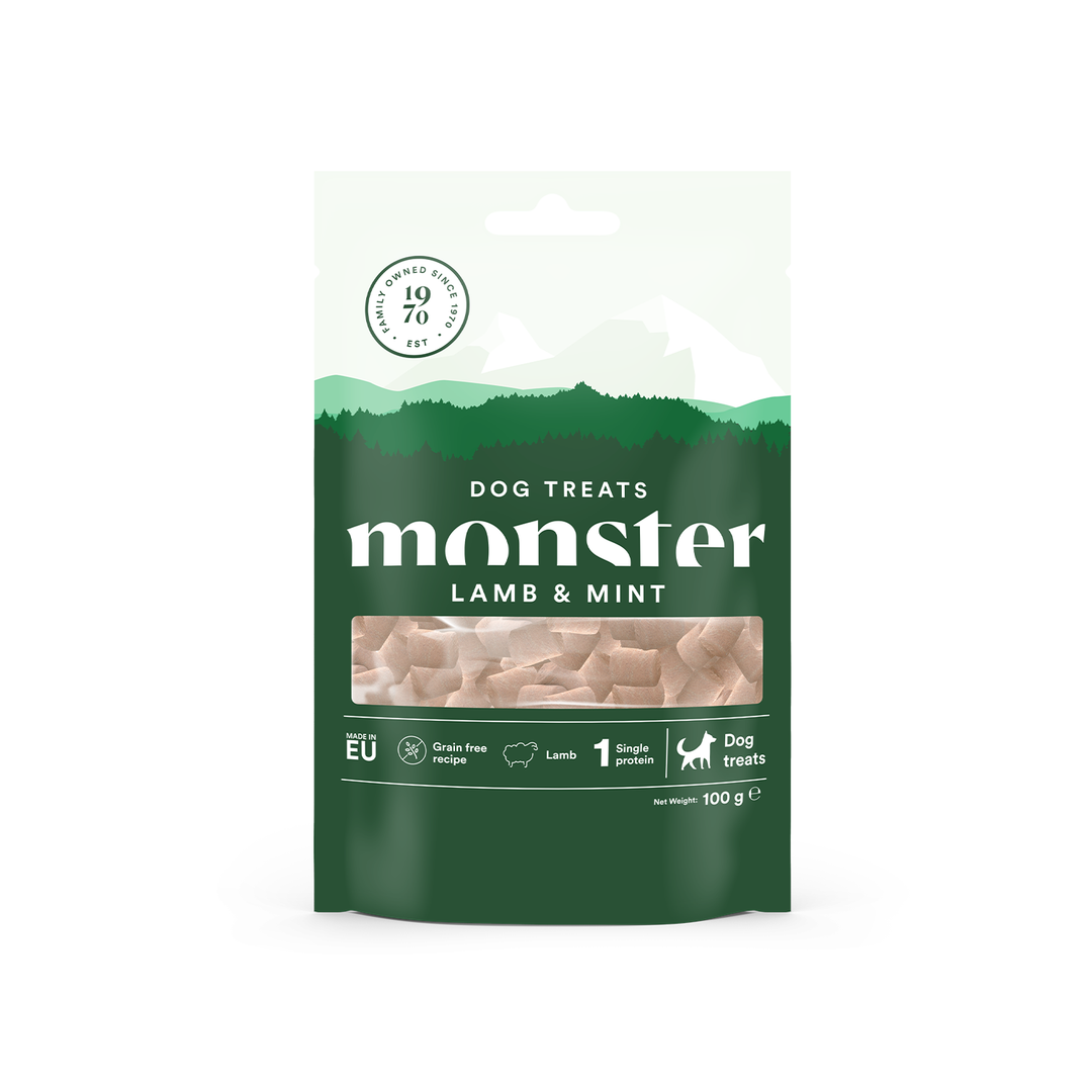 Monster Baked treats 100g - Lamb & Mint