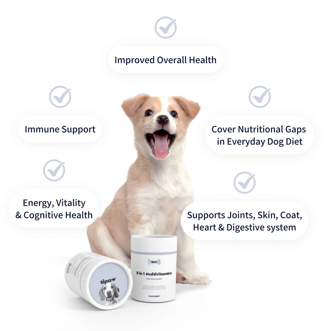 TIPAW 8-in-1 Multivitamins Supplement for Dogs