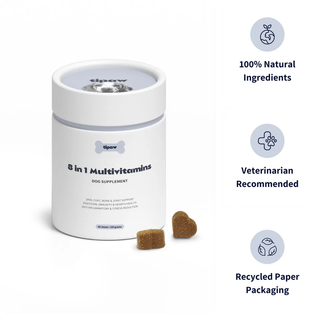 TIPAW 8-in-1 Multivitamins Supplement for Dogs