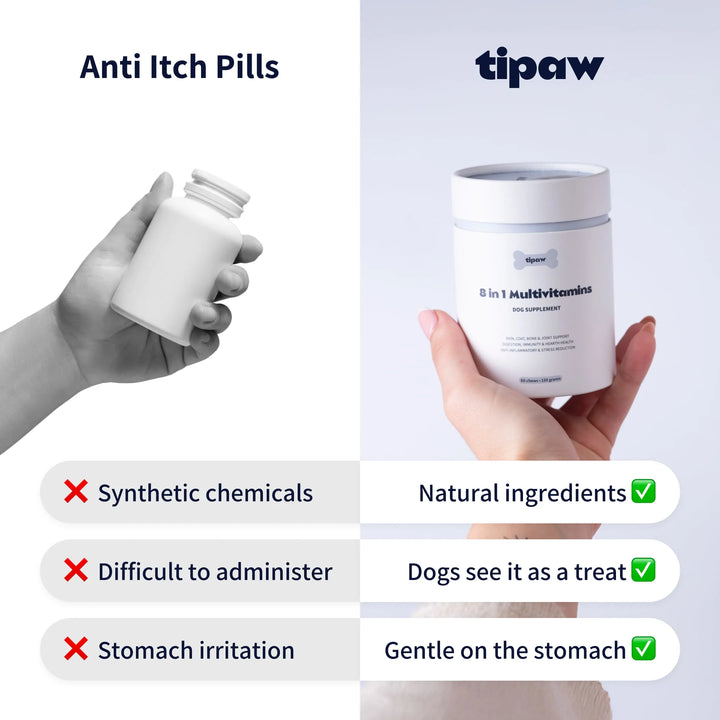 TIPAW 8-in-1 Multivitamins Supplement for Dogs