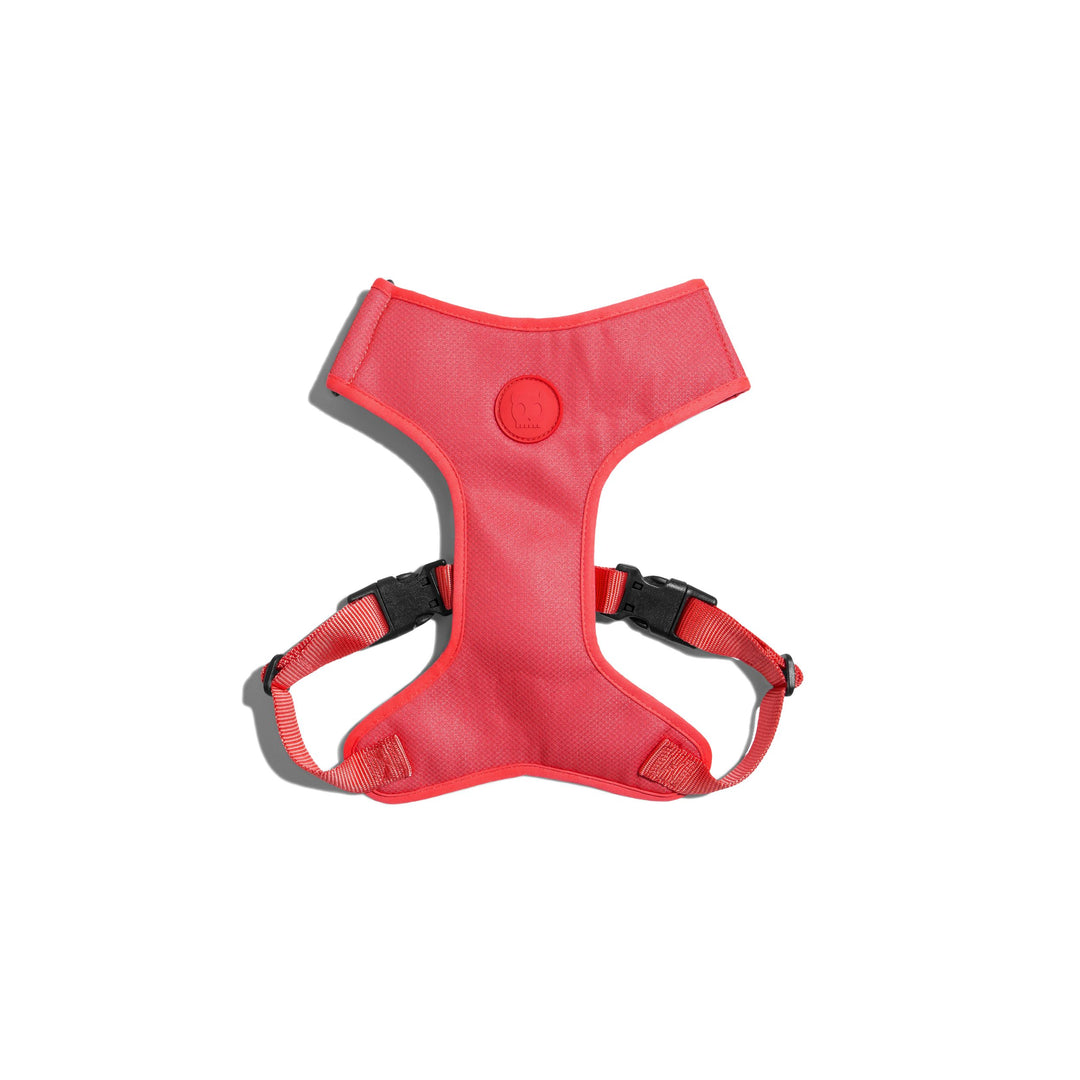 Neon Coral - Zeedog Adjustable Air Mesh Harness