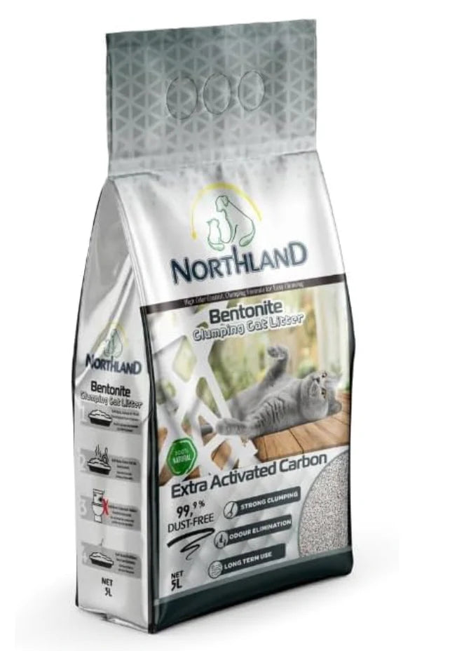 Northland clumping litter, 10L - Carbon
