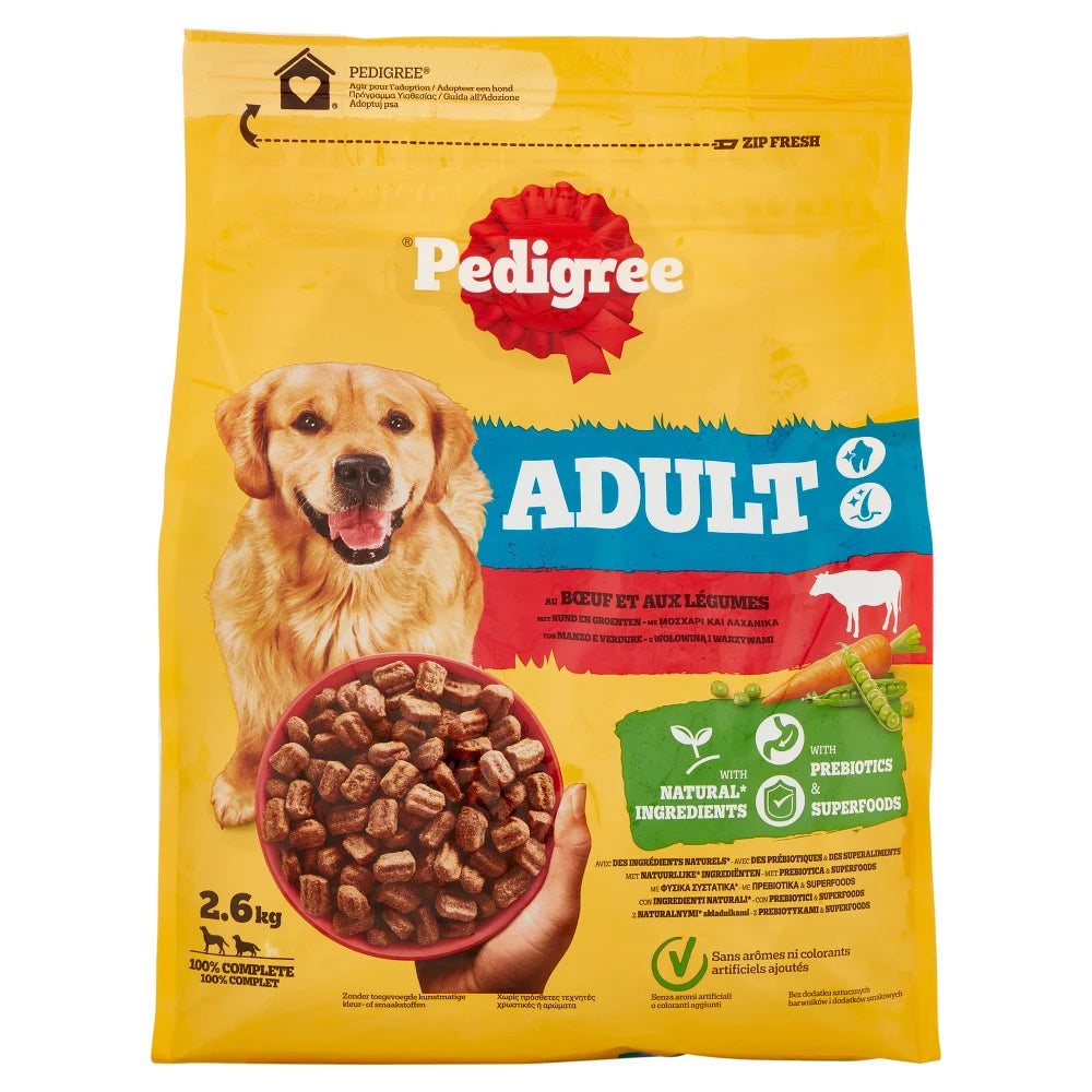 Pedigree Adult Beef - 2.6 Kgs