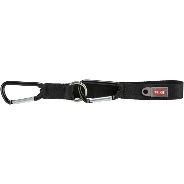 Universal belt strap, karabiner, XS–S: 30 cm/25 mm, black