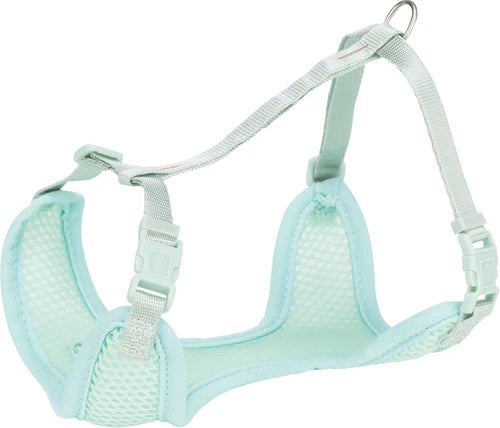 15575 Junior puppy soft harness with leash, L: 3650 cm/10 mm, 2.00 m, mint