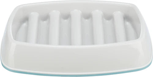 25192 Slow Feeding bowl plastic/TPR, 0.25 l/21 X 14 cm, grey