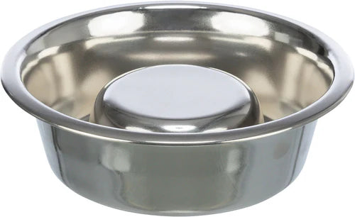 25250 Slow Feeding bowl, stainless steel, 0.6 l/ 17 cm