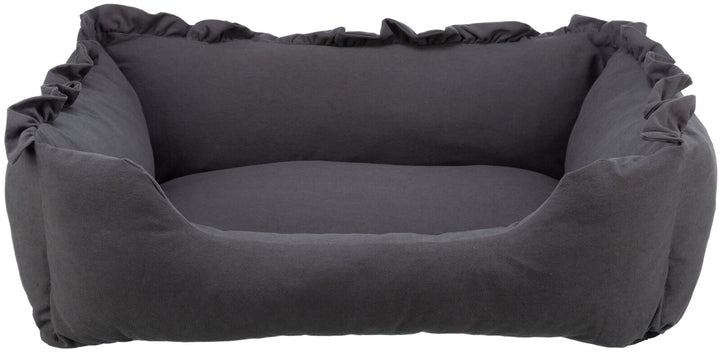 Amelie bed, square,  dark grey