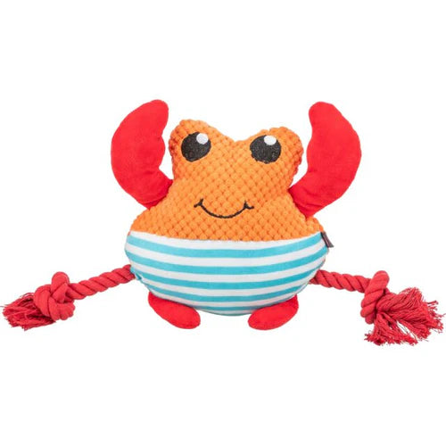 361016 Crab  with rope, plush, 28 cm