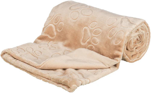 376002 Barry blanket, soft plush, 150 x 100 cm, beige