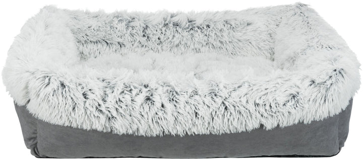 Harvey bed, square, grey/white-black