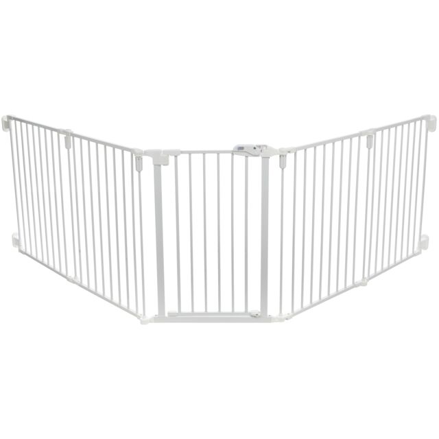 39464 Barrier, metal - 5 elements, with door, 62.5-300 x 76.5 cm