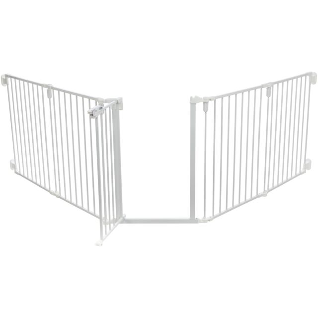 39464 Barrier, metal - 5 elements, with door, 62.5-300 x 76.5 cm
