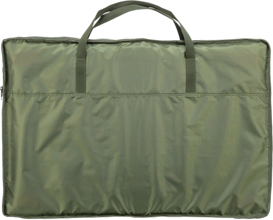 Comfy soft kennel, olive green/beige