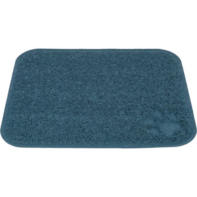 40369 Cat litter tray mat, PVC, 37 x 45 cm, blue