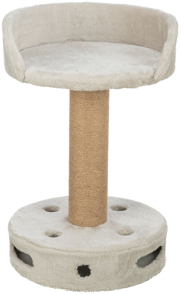 48117 Cat tree with play foot, 54 cm, grey
