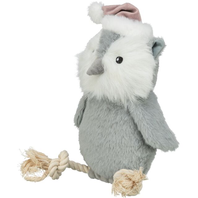 92007 - Xmas Owl Plush/rope 31cm