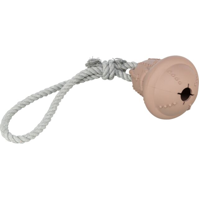 92018 - Xmas Bell With Rope 12/36cm Beige