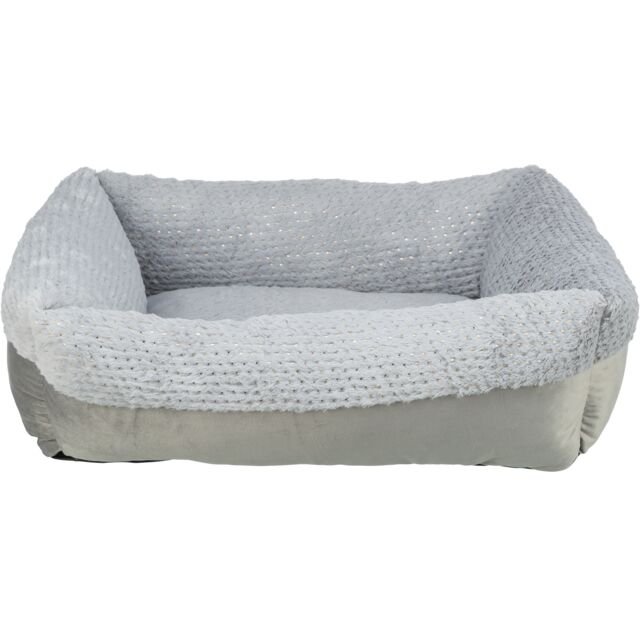 Xmas Livia soft bed, square, grey