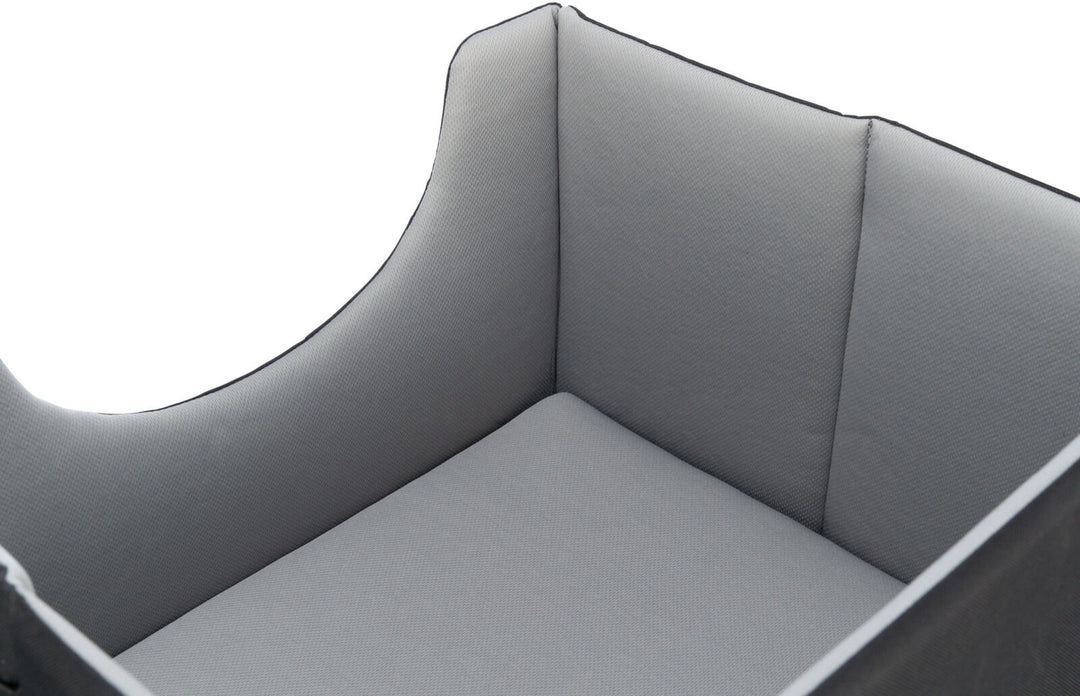 13177 Car seat, 45 x28 x40 cm, black/grey