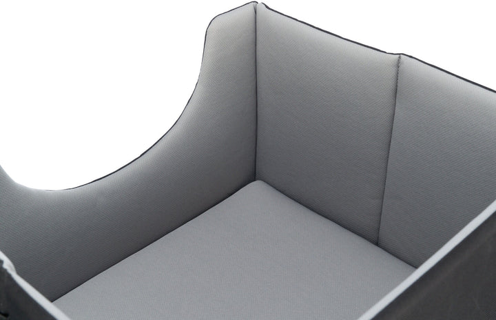13177 Car seat, 45 x28 x40 cm, black/grey