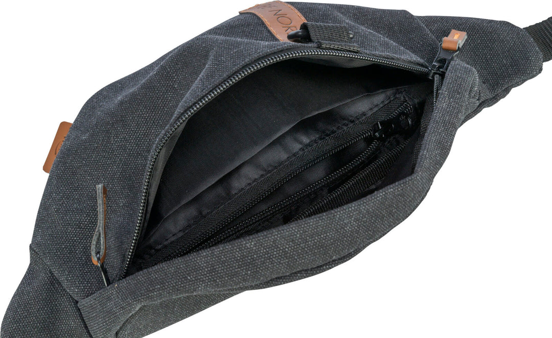 28860 BE NORDIC sling bag, pocket: 24 - 11 - 8 cm, belt: 50-165 cm, black