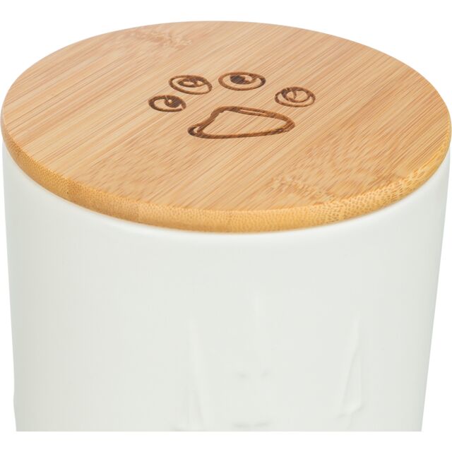 Xmas treat tin, ceramic,