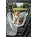 13230 Car seat cover, narrow, with high side panels, 0.5 x 1.45 m, grey/black