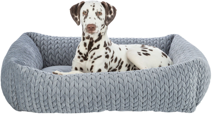 Livia bed, square,  grey