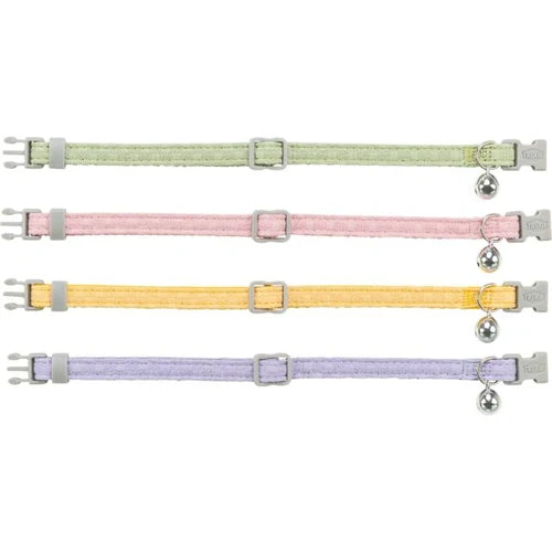 41433 Cat collar, chequered pattern, 20-30 cm/10 mm, various