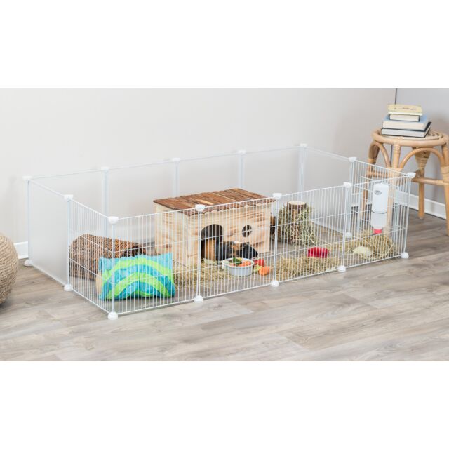 62460 - indoor enclosure metal/plastic 140x35x70cm, white